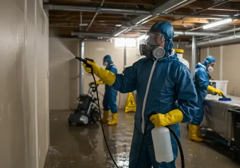 Basement Sanitization and Antimicrobial Treatment process in Bear Lake County, ID